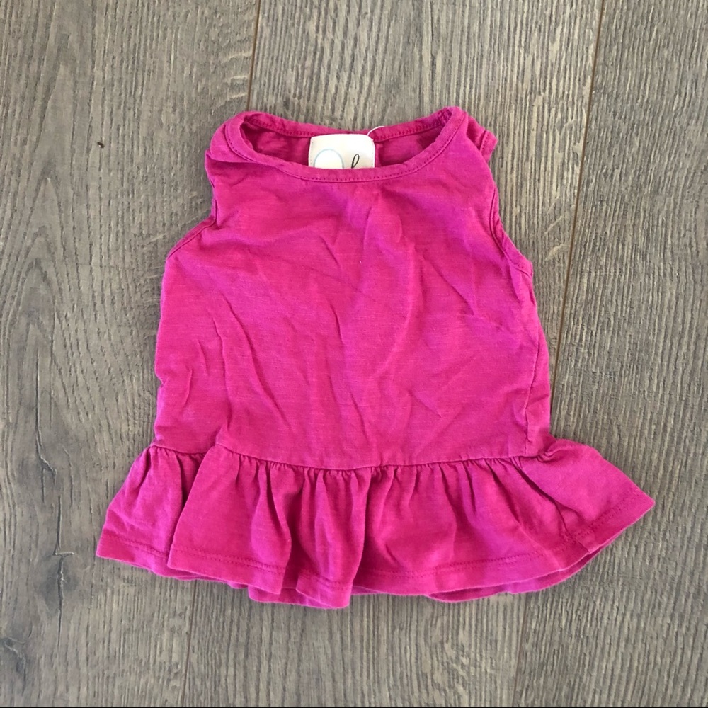 Peek peplum top